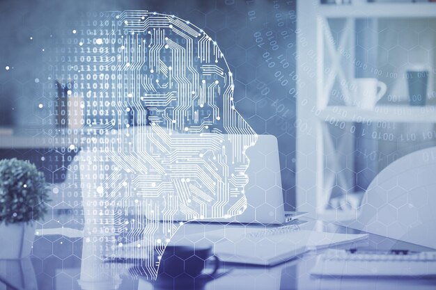 AI contact support interface showing intelligent chatbot assistance and customer service automation